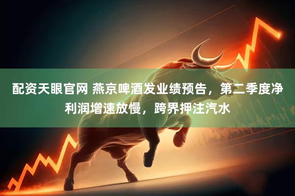 配资天眼官网 燕京啤酒发业绩预告，第二季度净利润增速放慢，跨界押注汽水